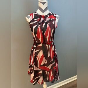 Banana Republic Abstract Sleeveless Mini Dress